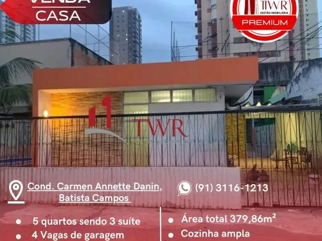 Imagem 1: Casa com 5/4 com 3 Suites Sendo Uma Master 4 Vagas Coberta