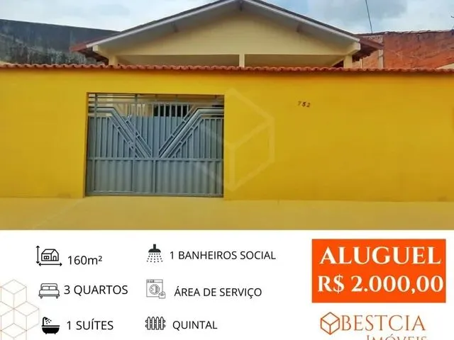 Imagem 1: Casa para Aluguel Tem 160 Metros Quadrados com 3 Quartos em Cidade Nova - Ananindeua - Par