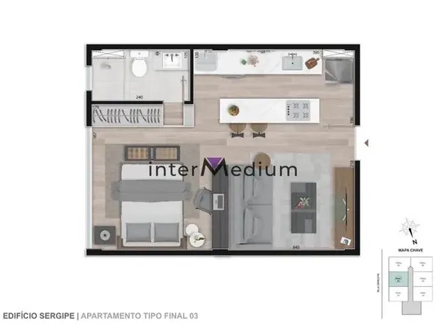 Imagem 5: Studio - Residencial a Partir de 34,87M²
