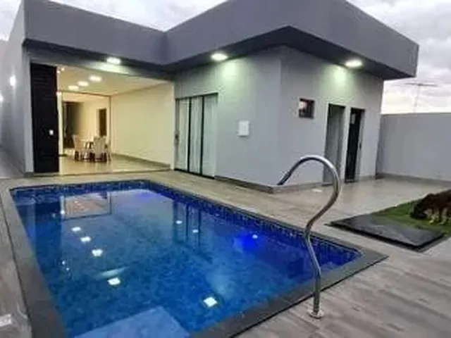 Imagem 1: Excelente Casa! Nova e Moderna, 03 Suítes, 400M2, Piscina, Churras. Vicente Pires