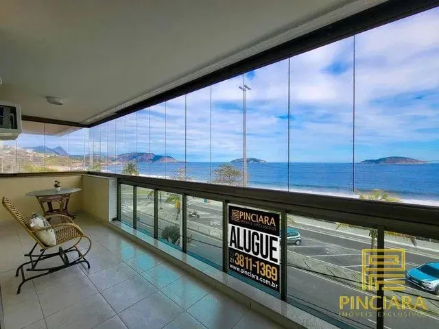 Imagem 1: Apartamento com 3 Quartos, Sendo 1 Suíte com Varanda com Vista Mar, para Alugar, 150 M²