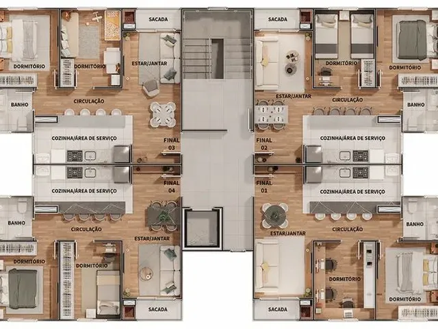 Imagem: Apartamento Residencial Aveiro Clube