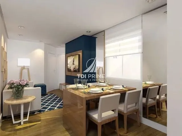 Imagem: O apartamento possui 2 Dormitórios, 1 Banheiro, 1 Vaga na