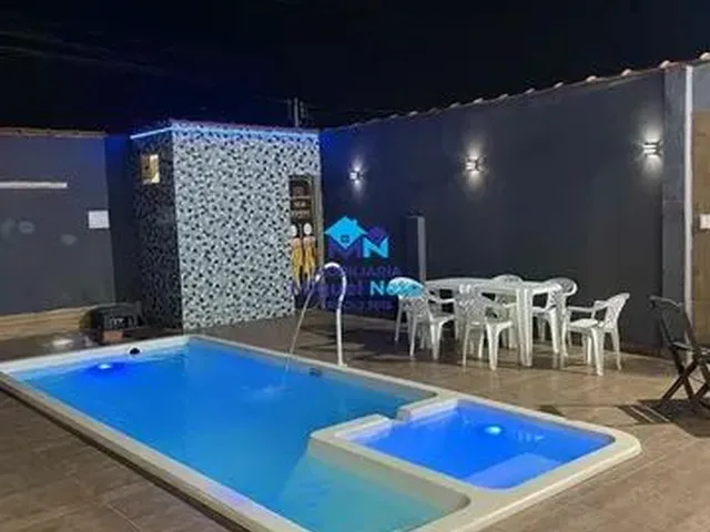 Imagem: Casa 2 Quartos com Piscina e Churrasqueira