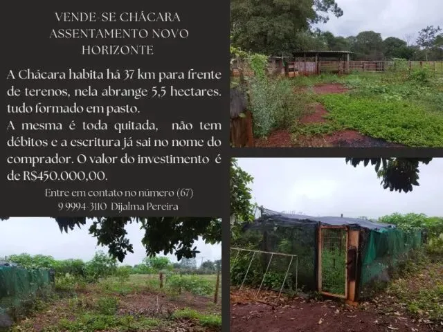 Imagem: Chácara, Assentamento Novo Horizonte