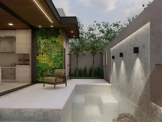 Imagem 12: Casa Térrea Condomínio Florais do Parque de 3 Suítes, Churrasqueira Piscina
