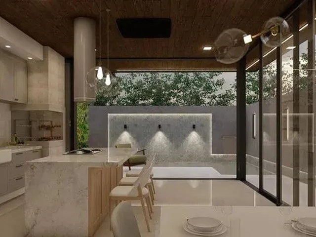 Imagem 3: Casa Térrea Condomínio Florais do Parque de 3 Suítes, Churrasqueira Piscina