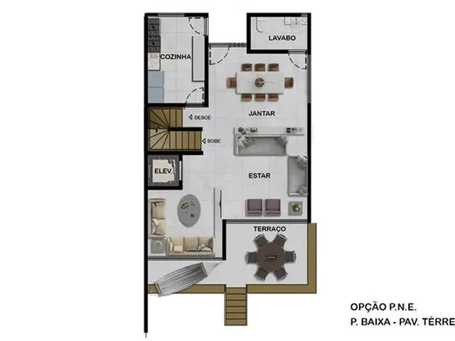 Imagem 5: Jardins do Poço | Casa de 258M² com 4 Ou 5 Suítes | 4 Ou 5 Vagas | Poço de Panela