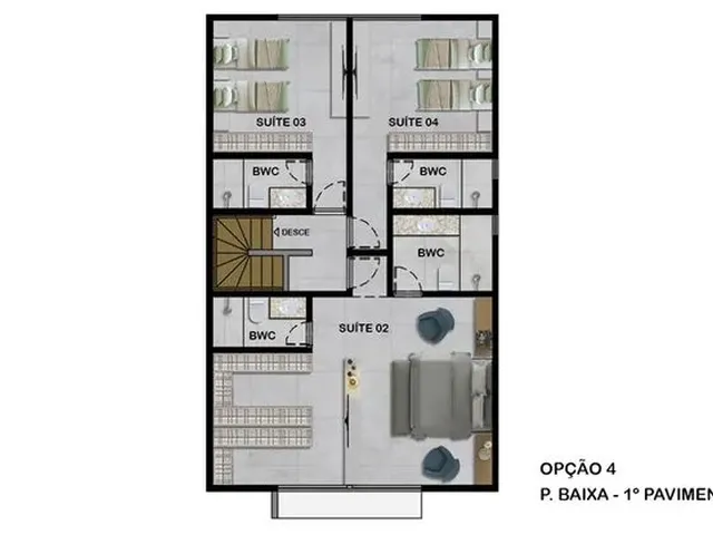Imagem 14: Jardins do Poço | Casa de 258M² com 4 Ou 5 Suítes | 4 Ou 5 Vagas | Poço de Panela