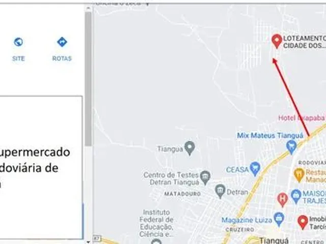 Imagem: Lote Tianguá - Ce