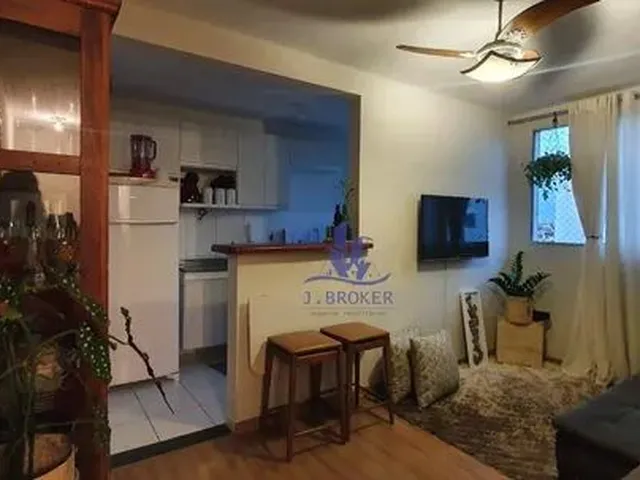 Imagem: O apartamento possui 2 Dormitórios, 1 Banheiro, 1 Vaga na
