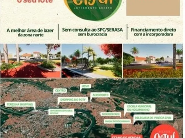 Imagem: Reserva Cajuí Loteamento Aberto