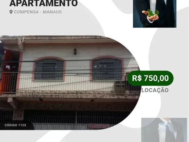 Imagem 1: Apartamento para Aluguel Possui 50 Metros Quadrados com 2 Quartos em Compensa - Manaus - A