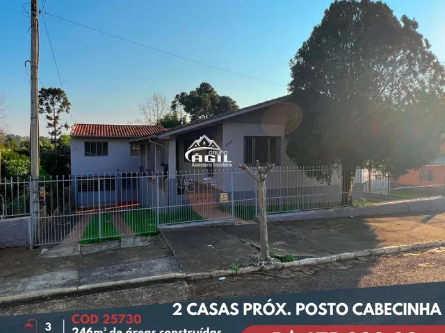 Imagem: Duas Casas, no Bairro São Pelegrino, em