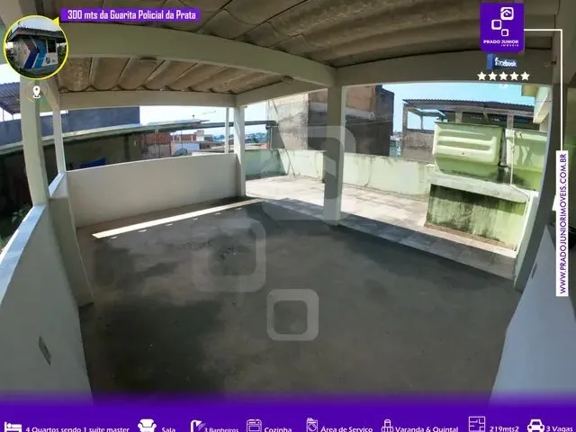 Imagem 4: 250Mts do Mercado Unidos 4 Quartos Sendo 1 Suíte Master, 3 Vagas, Quintal e Terraço
