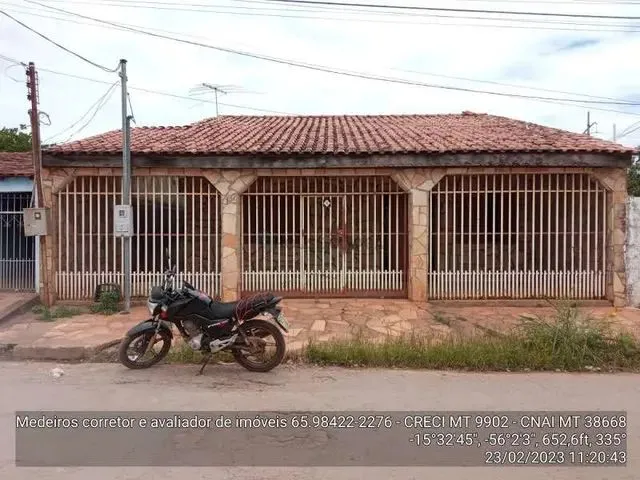 Imagem 1: Casa no Bairro Primeiro de Março na Cidade de Cuiabá, Mt