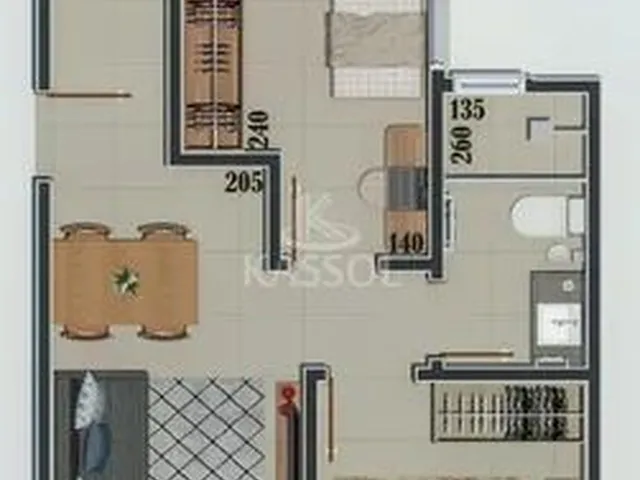 Imagem 4: Apartamento com Sacada e Churrasqueira