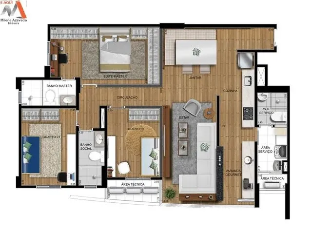 Imagem 12: Apartamento no Ed. Torre Lumiar