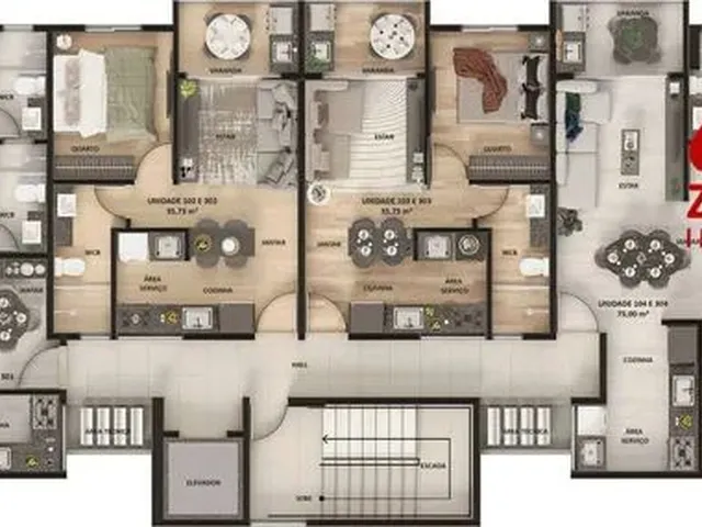 Imagem 4: Apartamento com 1 Dormitório À Venda, 35 M² por R$ 200.000,00 - Intermares