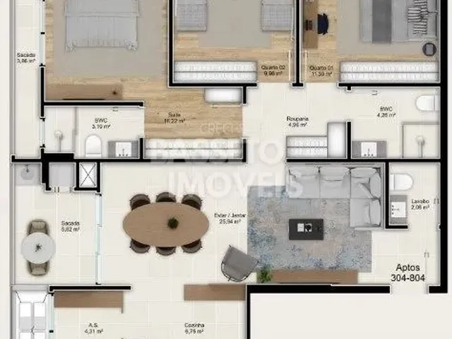 Imagem 4: Florianópolis - Apartamento Padrão - Estreito