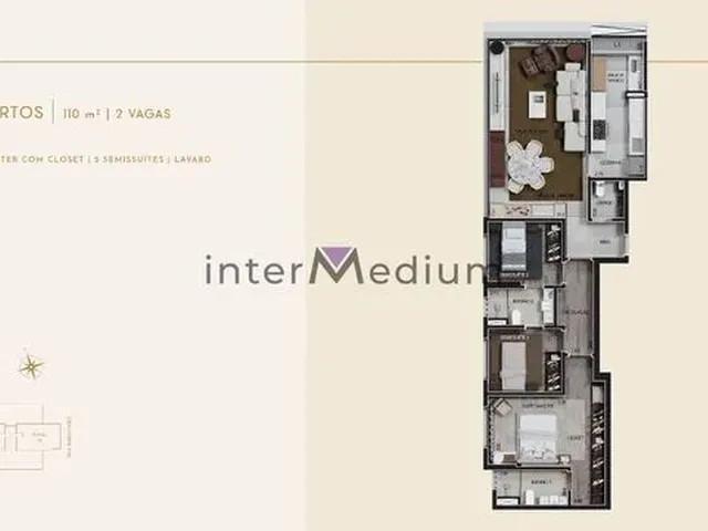 Imagem 12: 3 Quartos - 1 Suíte - 110M² - 2 Vagas