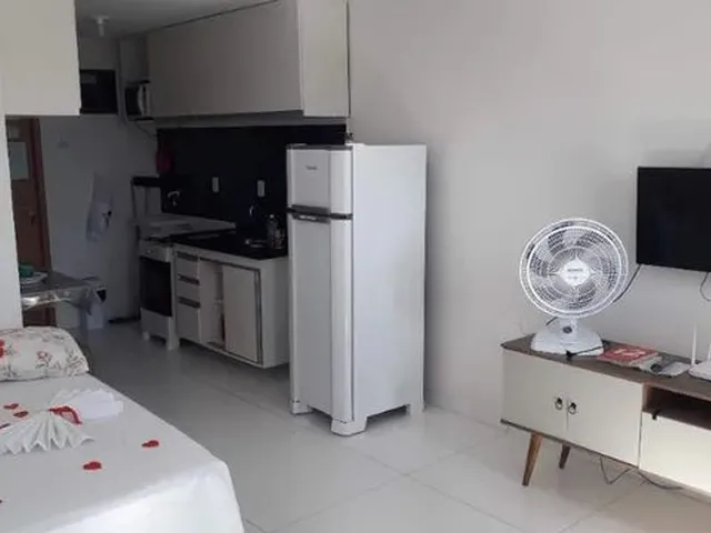 Imagem: O apartamento possui 1 Dormitório, 1 Banheiro, 1 Vaga na