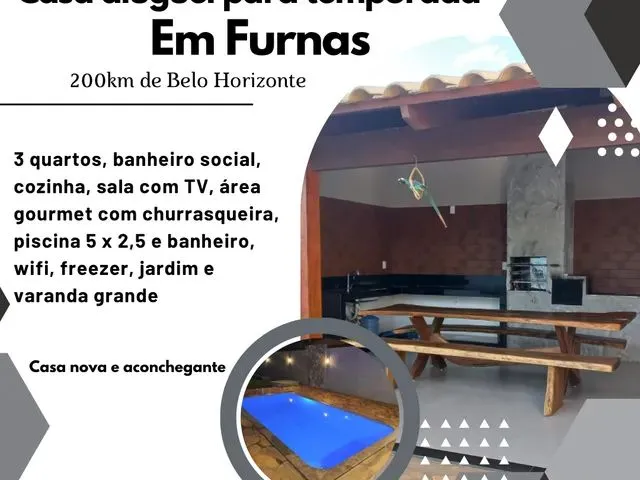 Imagem: Aluguel de Casa para Temporada Fds e Feriados