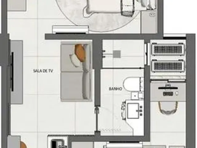 Imagem 4: Sem Fiador Apartamento com 2 dormitórios