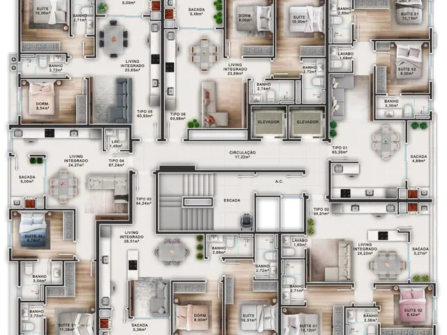 Imagem 4: Apartamento À Venda no Bairro Tabuleiro dos Oliveiras - Itapema/Sc