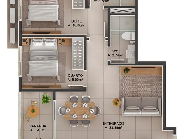 Imagem 6: Apartamento À Venda no Bairro Tabuleiro dos Oliveiras - Itapema/Sc
