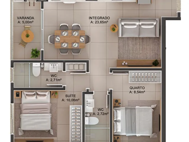Imagem 7: Apartamento À Venda no Bairro Tabuleiro dos Oliveiras - Itapema/Sc