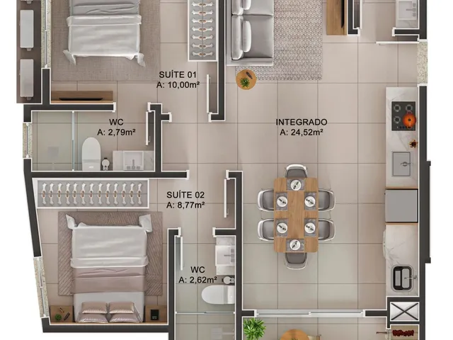 Imagem 8: Apartamento À Venda no Bairro Tabuleiro dos Oliveiras - Itapema/Sc