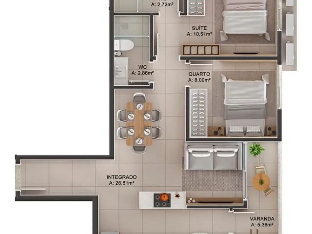 Imagem 10: Apartamento À Venda no Bairro Tabuleiro dos Oliveiras - Itapema/Sc