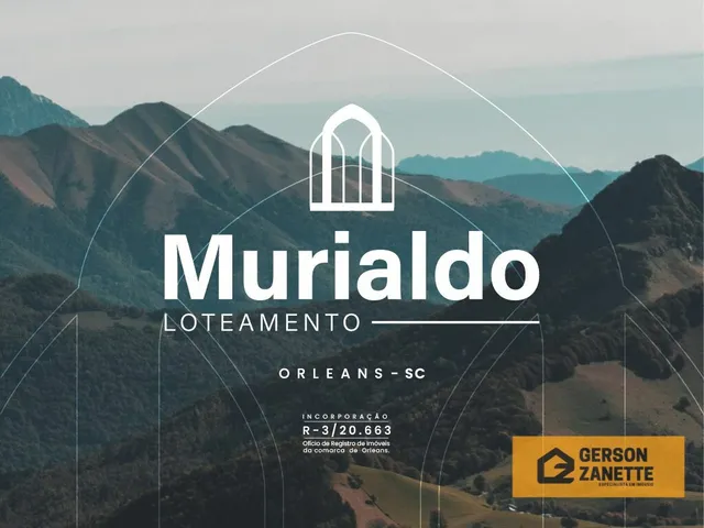 Imagem: Terreno Loteamento Murialdo/ Orleans/ SC