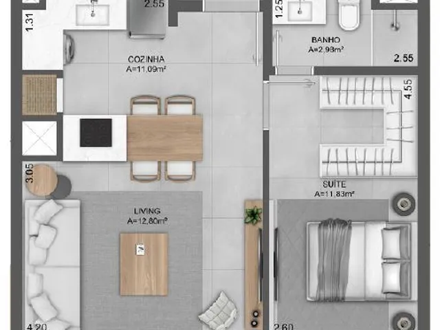Imagem 10: Tribeca Residences - Apartamento à venda no bairro Mont Serrat - Porto Alegre/RS