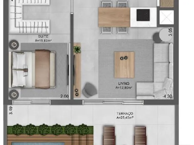 Imagem 11: Tribeca Residences - Apartamento à venda no bairro Mont Serrat - Porto Alegre/RS