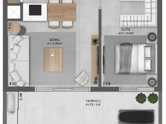Imagem 12: Tribeca Residences - Apartamento à venda no bairro Mont Serrat - Porto Alegre/RS