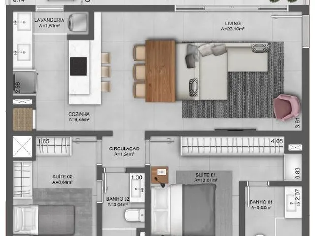 Imagem 13: Tribeca Residences - Apartamento à venda no bairro Mont Serrat - Porto Alegre/RS