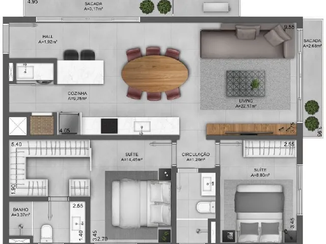Imagem 14: Tribeca Residences - Apartamento à venda no bairro Mont Serrat - Porto Alegre/RS