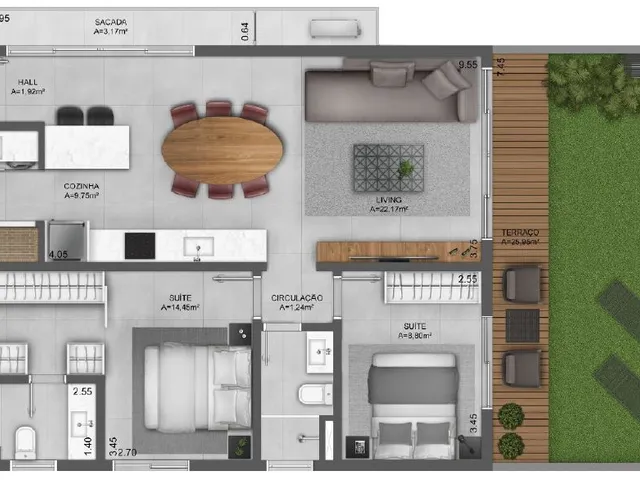 Imagem 15: Tribeca Residences - Apartamento à venda no bairro Mont Serrat - Porto Alegre/RS