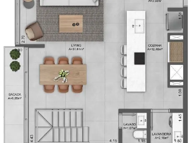 Imagem 16: Tribeca Residences - Apartamento à venda no bairro Mont Serrat - Porto Alegre/RS