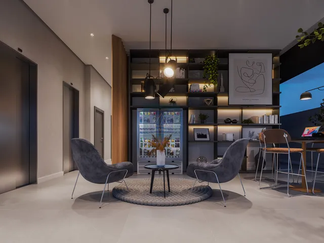 Imagem 9: Residencial 2700 VG - CENTRO!! Studio 53 m². Face Oeste. Entrega junho/26