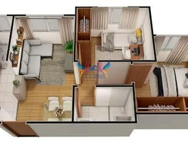 Imagem 2: Apartamento Apartamento com 2 dormitórios