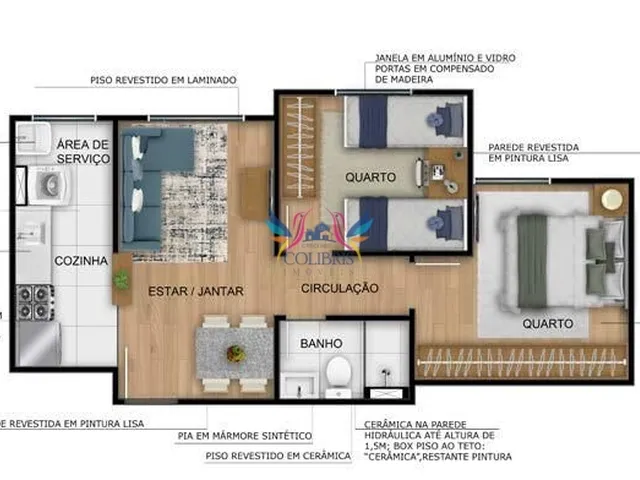 Imagem 10: Apartamento Apartamento com 2 dormitórios