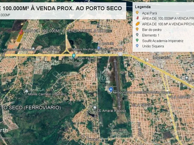Imagem 7: Área de 100.000m² próximo a BR 010