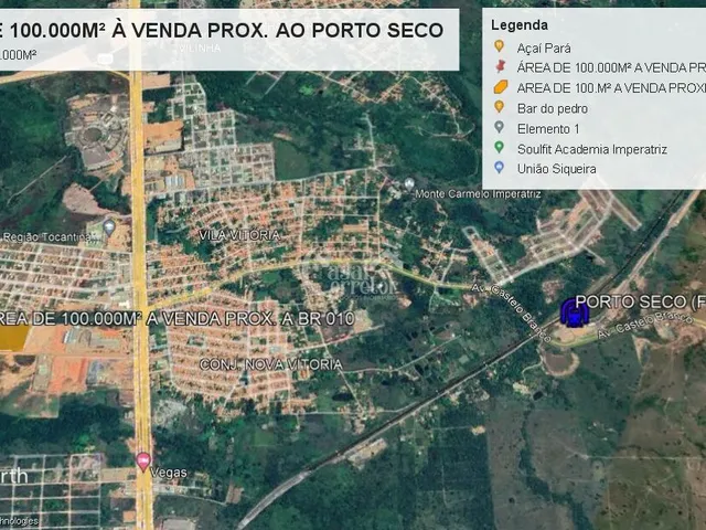 Imagem 9: Área de 100.000m² próximo a BR 010