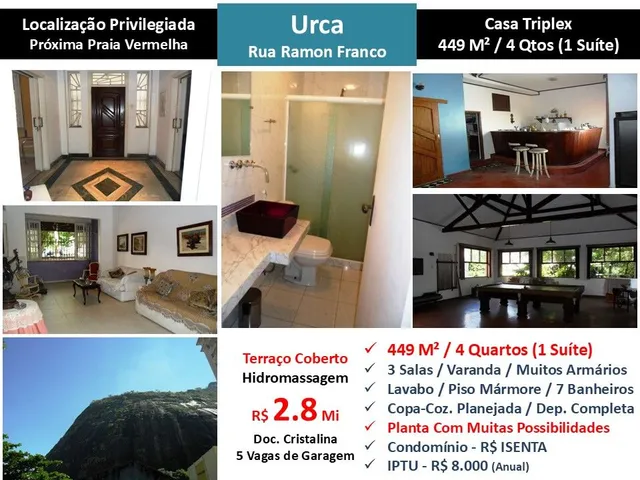 Imagem: Casa Urca Ramon Franco 449M²
