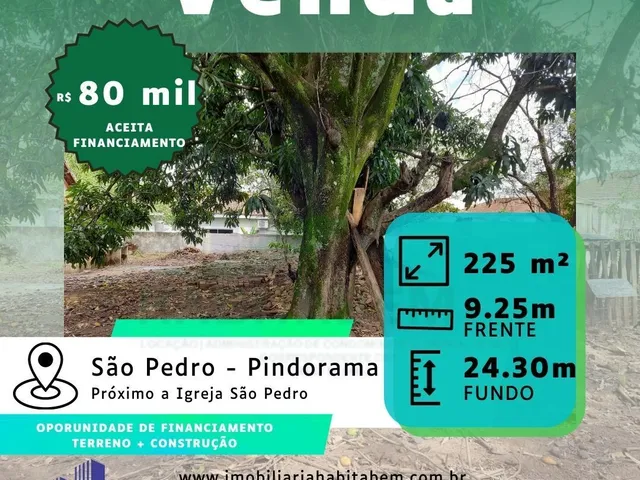 Imagem: O terreno possui 225m² de Área e está localizado em São