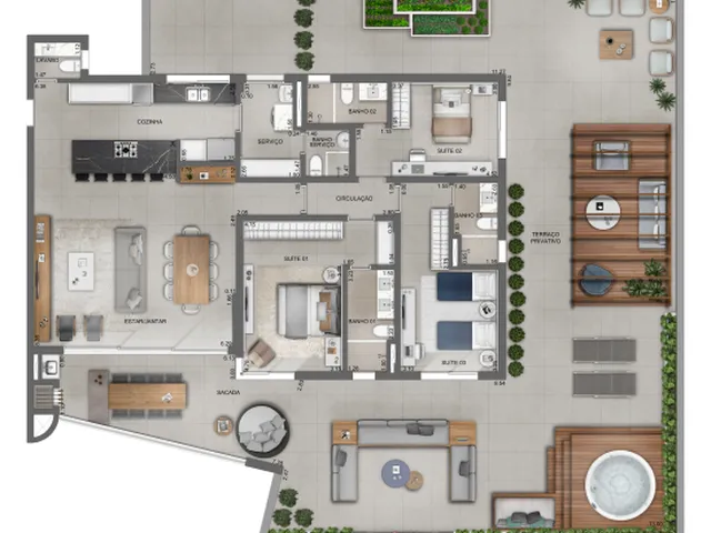 Imagem 5: Miragio Cacupé - Apartamento à venda no bairro Cacupé - Florianópolis/SC