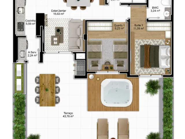Imagem 11: Apartamento À Venda no Bairro Capoeiras - Florianópolis/Sc
